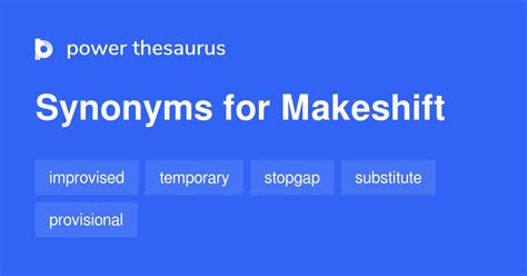 makeshift synonym|makeshift synonyms thesaurus.